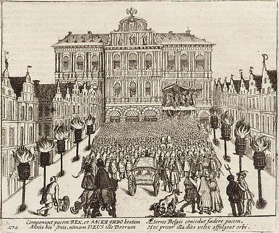 De gewesten sloten een wapenstilstand met de Spanjaarden.