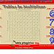 Tablas multiplicar