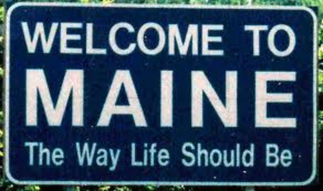 Maine becomes a state