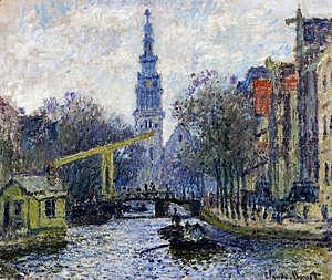 Canal in Amsterdam-Claude Monet