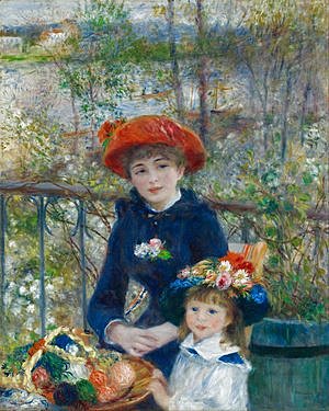 Two Sisters-Auguste Renoir