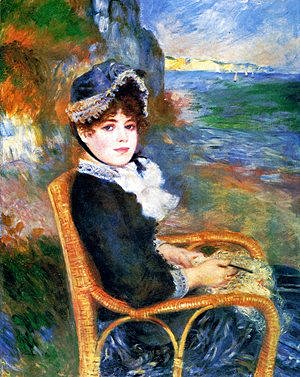 By the Seashore-Auguste Renoir