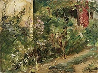The Vegetable Garden in Wannsee Facing-Max Liebermann