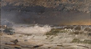 The Sea During a Tempest-Giuseppi DeNittis