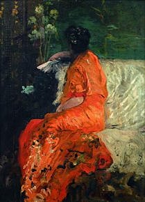 The Kimono Orange-Giuseppi DeNittis