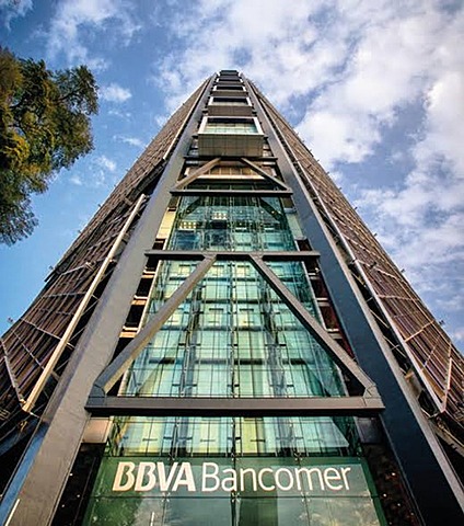 Rogers Stirk Harbour, Partners, Legorreta-Legorreta; Torre BBVA Bancomer.