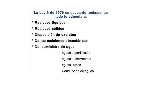 Ley 9 de 1979 - Código Sanitario Nacional