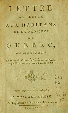 Lettre aux Canadiens
