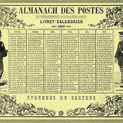 Timeline: L'histoire du calendrier de la Poste