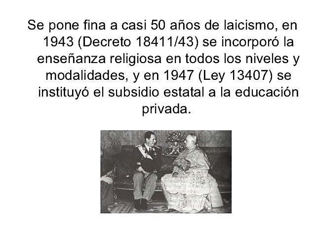 Enseñanza religiosa en las escuelas