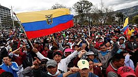 Timeline: LAS MANIFESTACIONES EN ECUADOR DE 2019