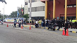 Las protestas de alza de subsidio en el Ecuador