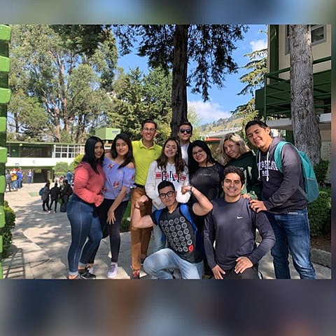 Foto con mis amiguitos