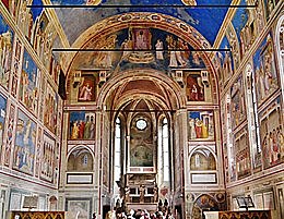 Inzio decorazione della Cappella degli Scrovegni