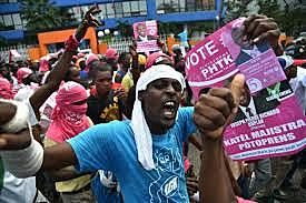 Intento golpe de estado contra Aristide