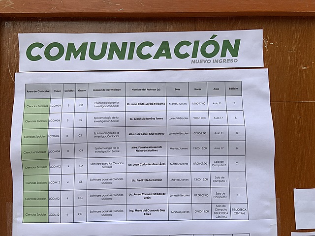 Primer día de clases