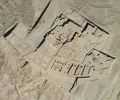 Arte Acadio. Palacio de Naram-Sin en Tell Brack.