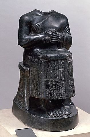 Arte Neosumerio.Gudea sentado.