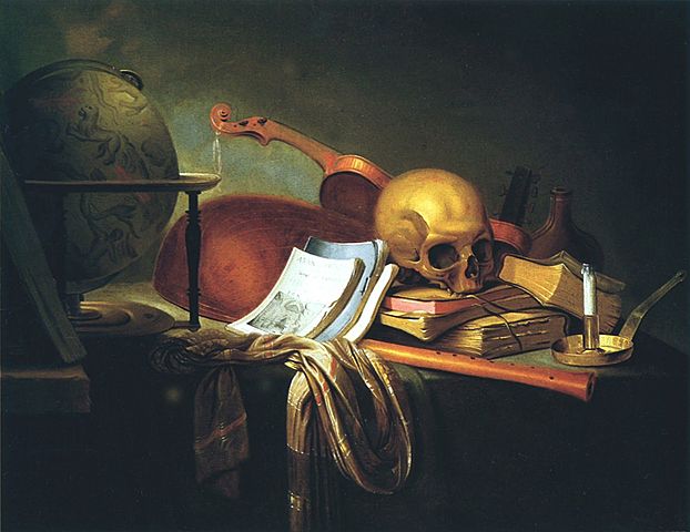 Prof - Le temps représenté / Pieter van Steenwijck - "Ars longa, Vita brevis" (huile sur toile, 74,5 x 96,5 cm)