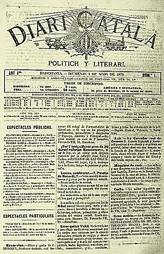 Primer diari en Català