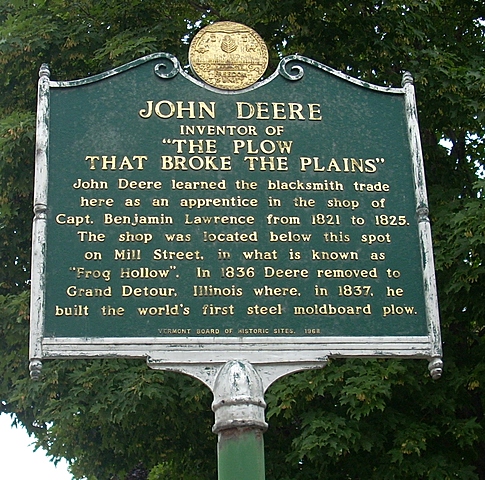 John Deere invented the Steel Plow