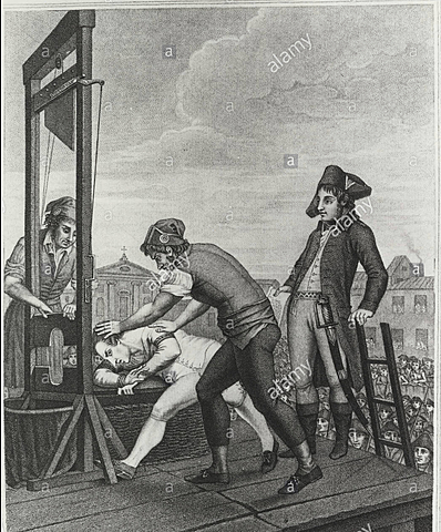 Robespierre executed
