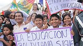 Timeline: HISTORY OF EDUCATION IN BOLIVIA by Yarmile Zurita