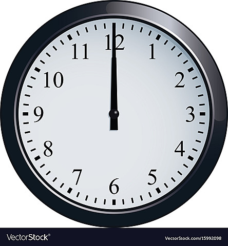 12 o'clock