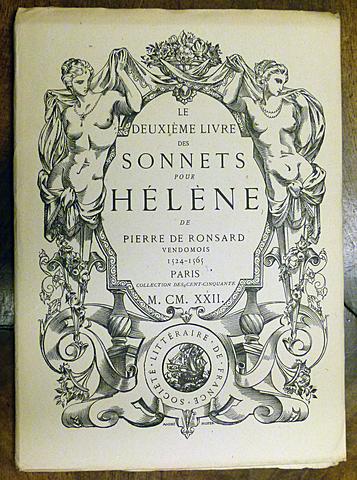 Ronsard: ´´Sonnets for helen´´