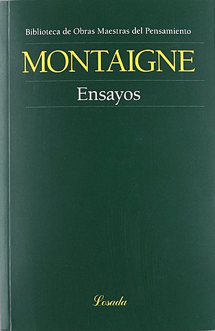 Montaigne; "Ensayos"