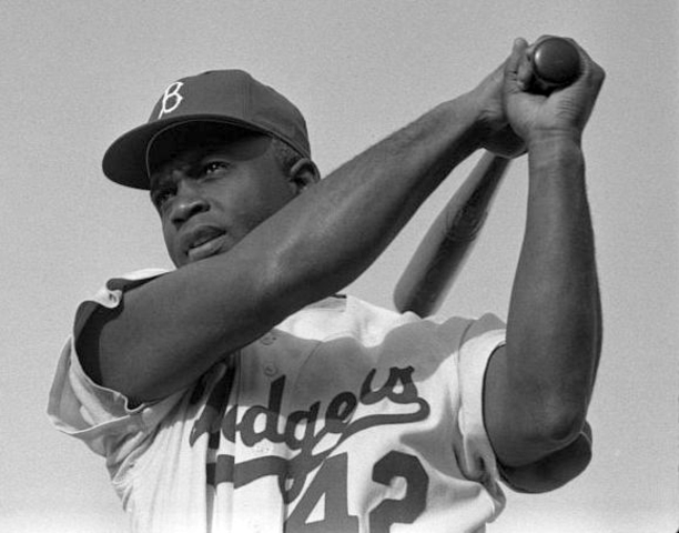 Jackie Robinson Plays His First Major League Game