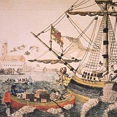 Timeline: Tea act/Boston Tea party