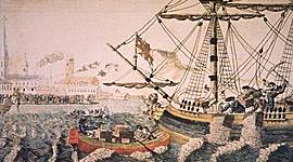 Timeline: Tea act/Boston Tea party