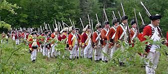 1000s of redcoats in boaston