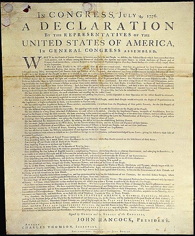 The Declaration of Independence is Signed!