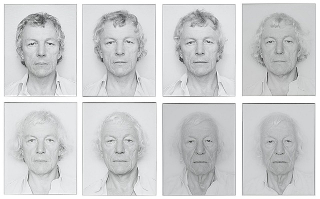 Bovero - Le temps / Roman Opalka 1965 / 1 - ∞ (1965-2011)(196 x 135 cm)