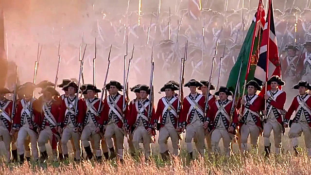 1,000's of Redcoats in boston