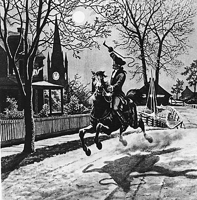 Midnight ride of Paul Revere