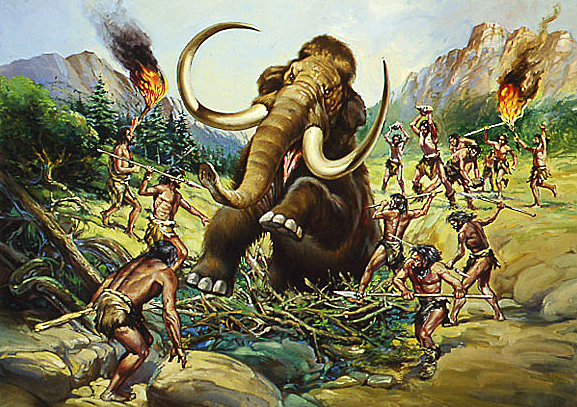 Paleolítico (Realmente sucede hace 1,4 millones-6.000 años a.C).