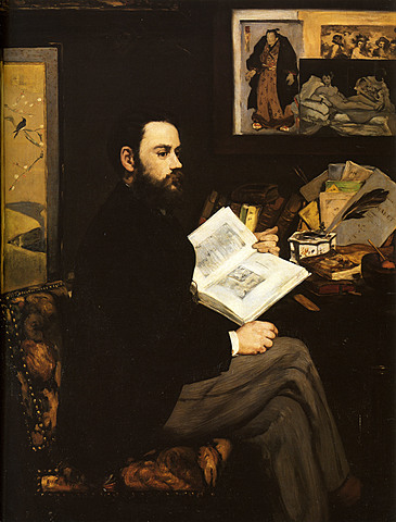 Retrato de Émile Zola , Manet