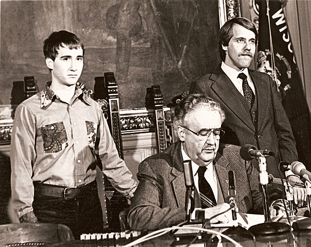 Wisconsin becomes the first state to outlaw discrimination based on sexual orientation.