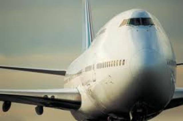 First time in airplane!