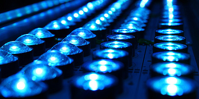 LED azules: