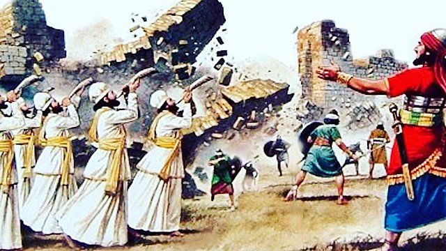 Israel defeats the city of Jericho with God's help