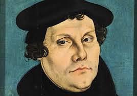 "Las noventa y cinco tesis", Martín Lutero.