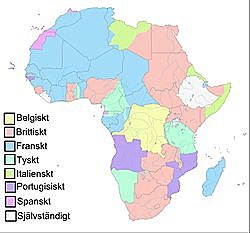 Imperialismen i Afrika under 1913