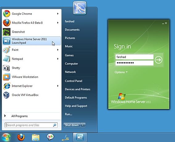Windows Home Server 2011
