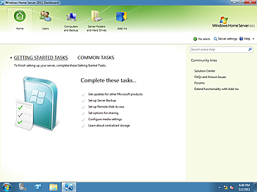 Windows Home Server 2011