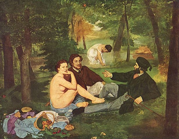 Almuerzo sobre la hierba - Manet