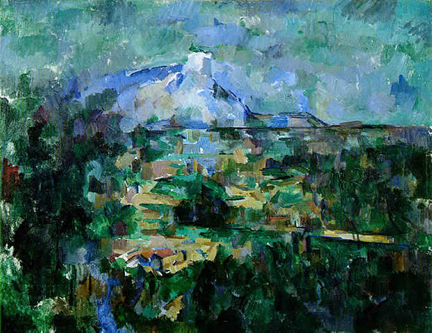 La montaña Sainte-Victoire - Cézanne
